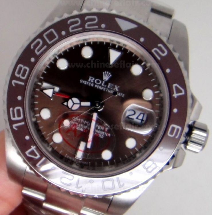 Rolex Brown Face GMT-Master II Ceramic Watch